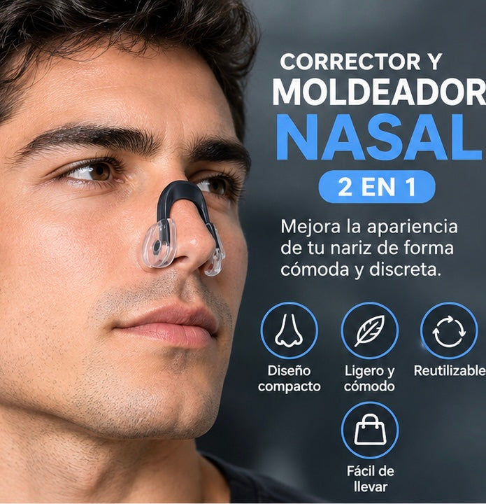 Corrector y Moldeador Nasal 2 en 1